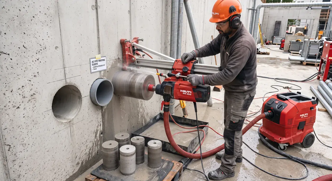 AC Sleeve Hole Drilling
